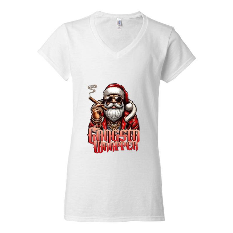 Cristmas Santa V-Neck T-Shirt