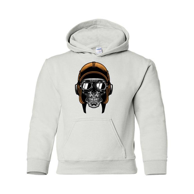 Pilot Skull Hooded Sweatshirt