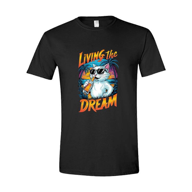Living The Dream Cat T-Shirt