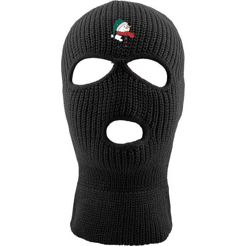 Snow man Three hole mask