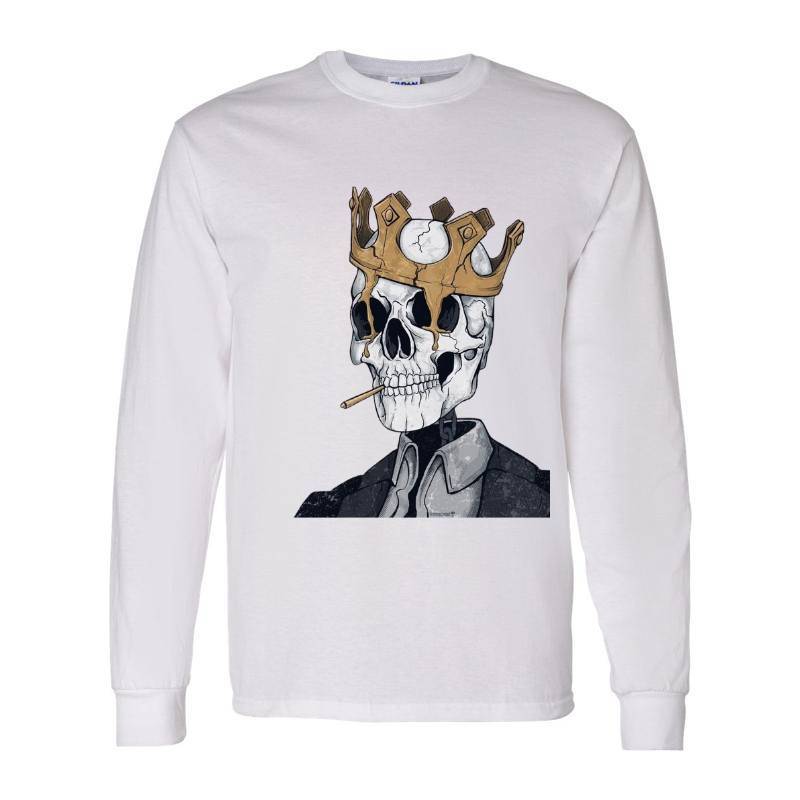 King Skull Long Sleeve Shirt