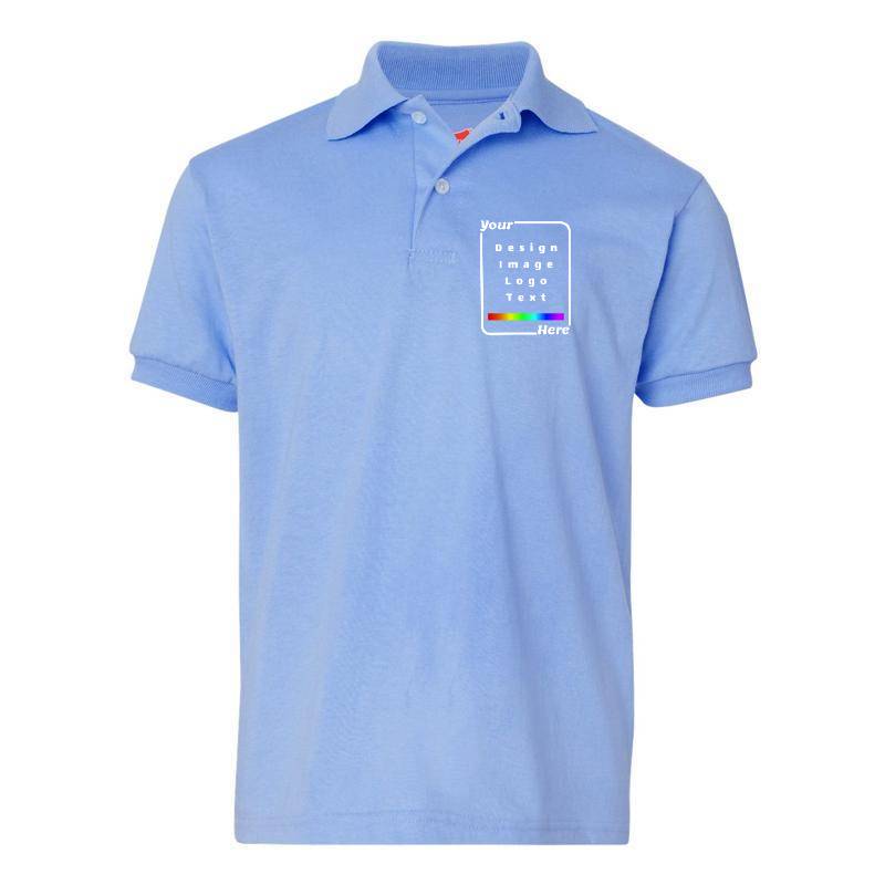 Your Design Here Multi Color Polo T-Shirt