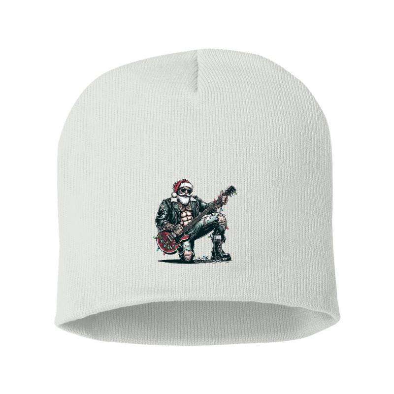 Guitar Santa Claus Beanie