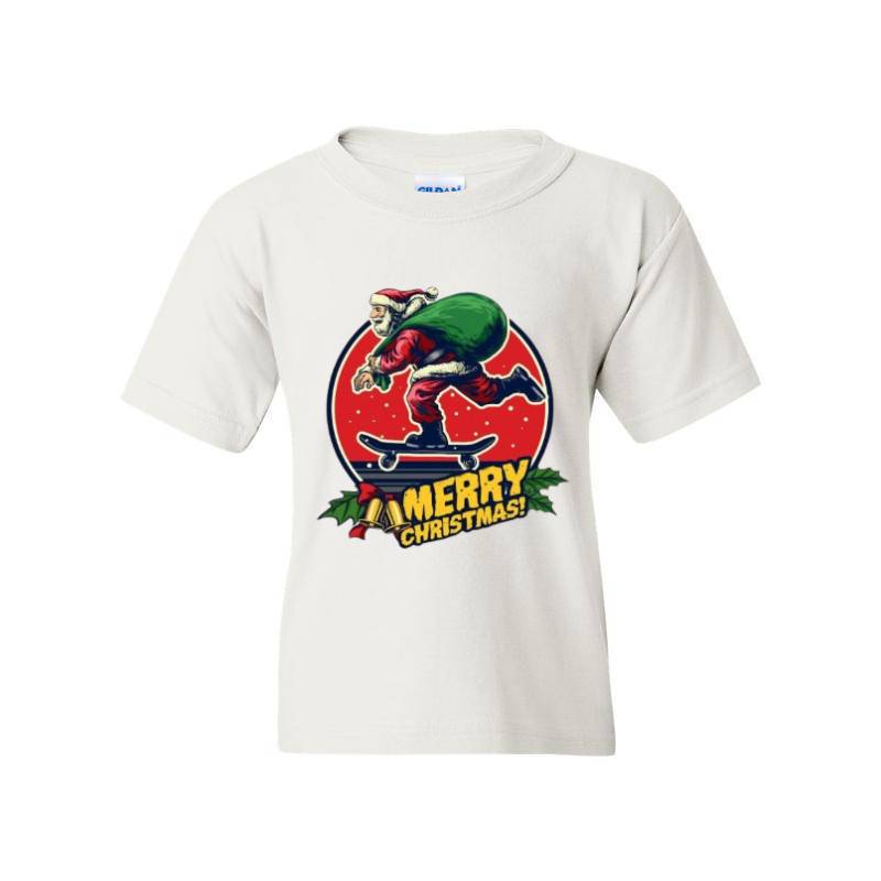 Skate Santa Claus T-Shirt