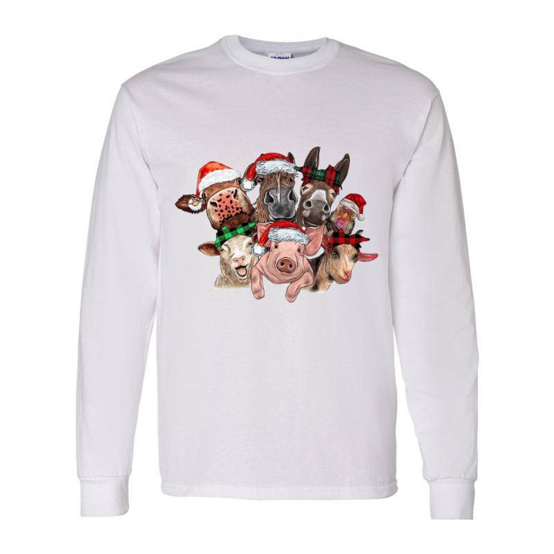 Cristmas Farm Long Sleeve Shirt