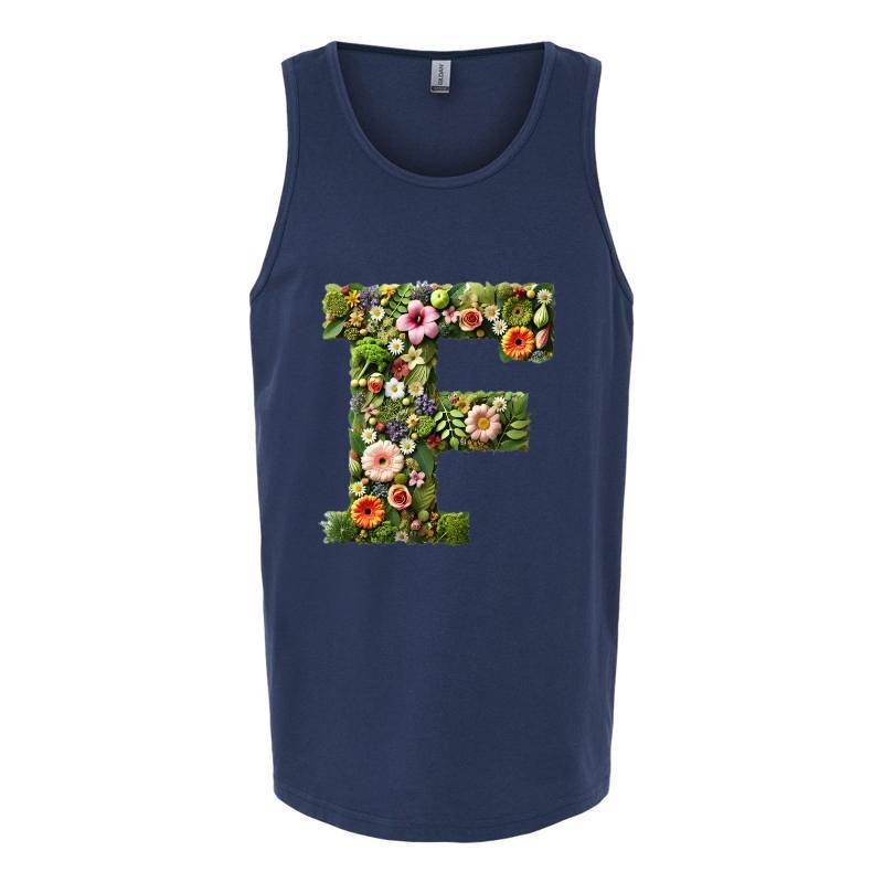 Letter F Tank Top T-Shirt