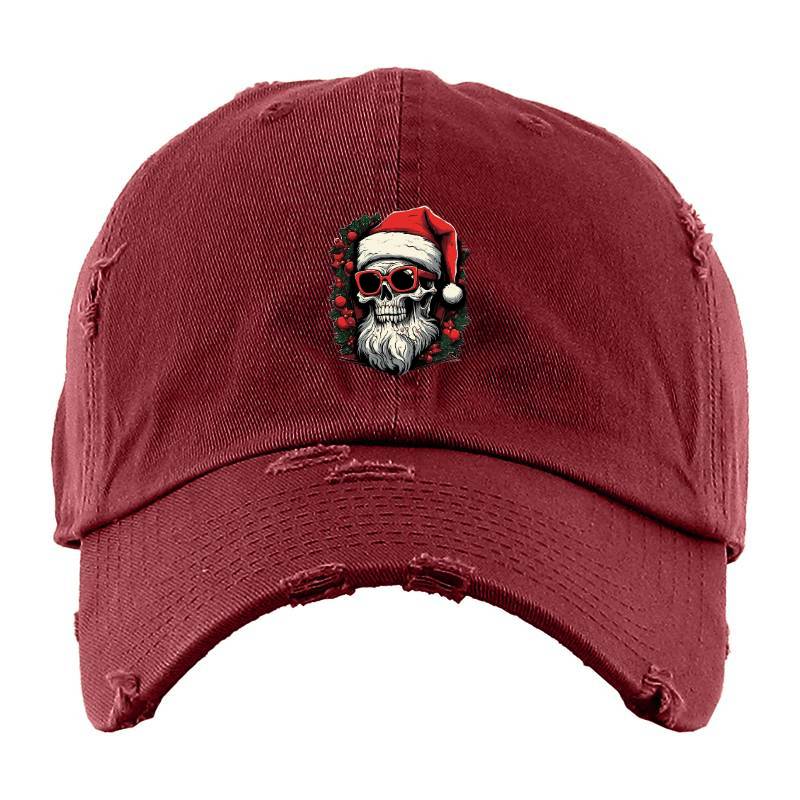 Skull Snat Claus Baseball Cap