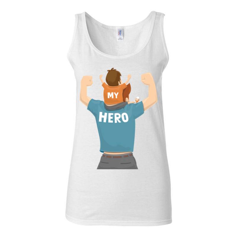 My Hero Father Tank Top T-Shirt