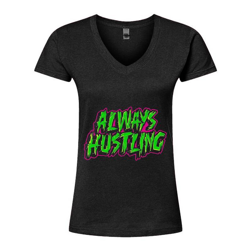 Always Hustling V-Neck T-Shirt