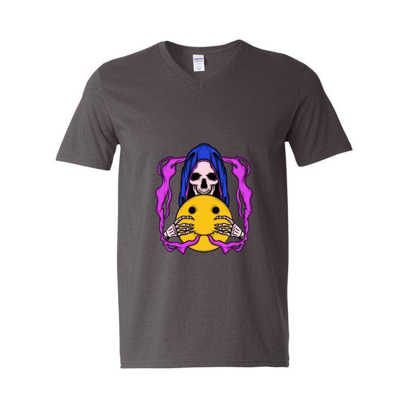 Witch Skull V-Neck T-Shirt
