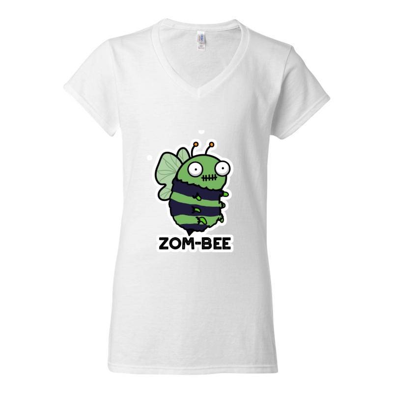 Zombie bee V-Neck T-Shirt