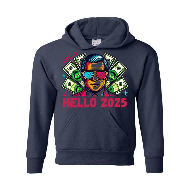 Hello 2025 Youth Hoodie