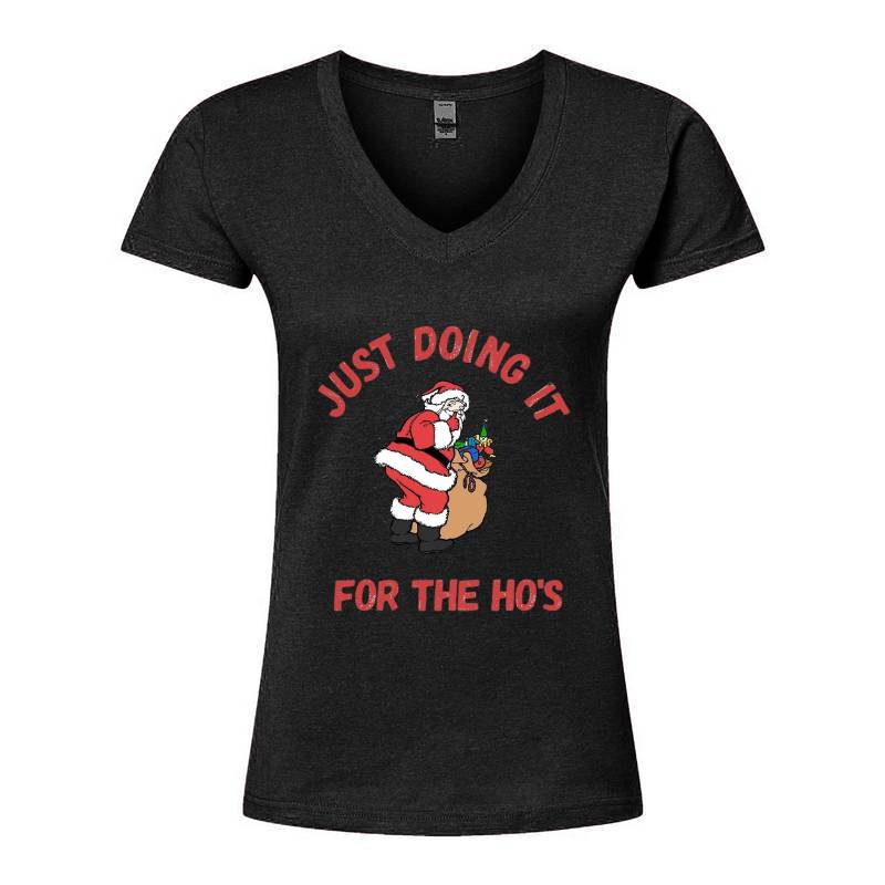 Cristmas Santa V-Neck T-Shirt