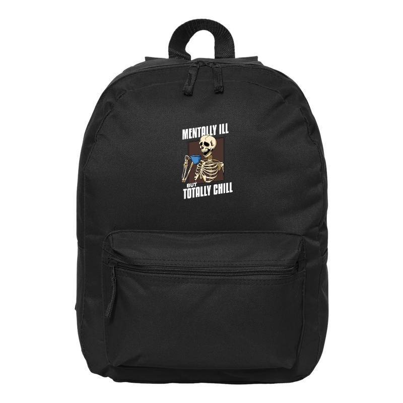 Mentally ill Skull Backpack