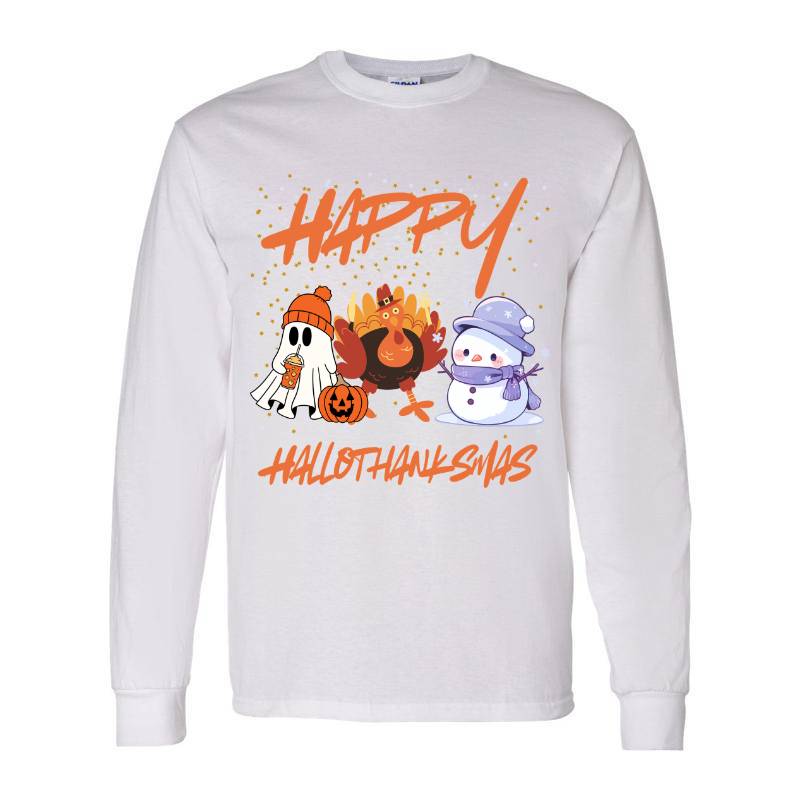 Happy Hallothanks Long Sleeve Shirt