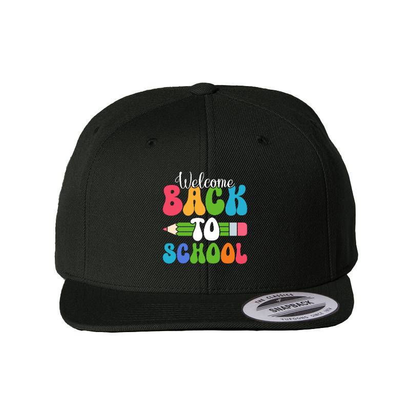 Welcome Back To School Snapback Cap