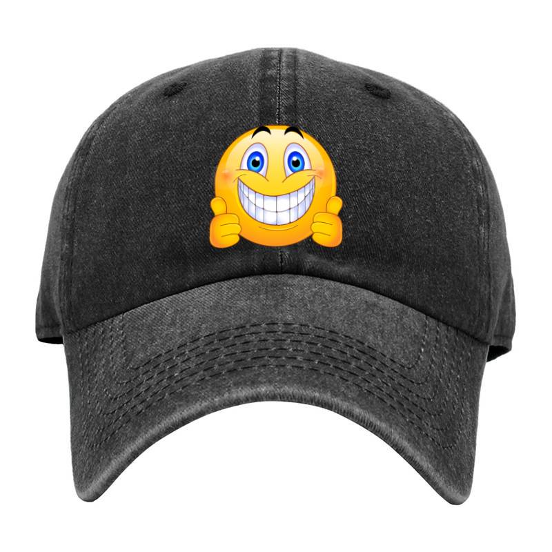 Smile Happy Yes Baseball Cap