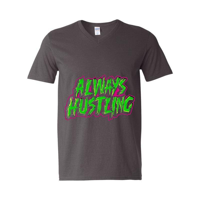 Always Hustling V-Neck T-Shirt