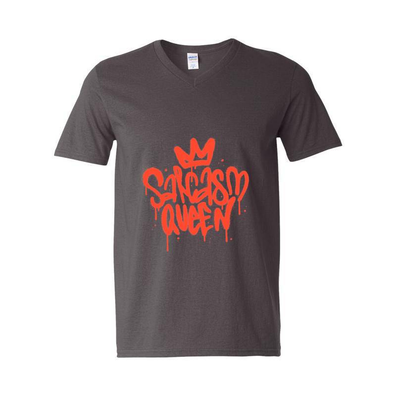 Sarcasm Queen V-Neck T-Shirt