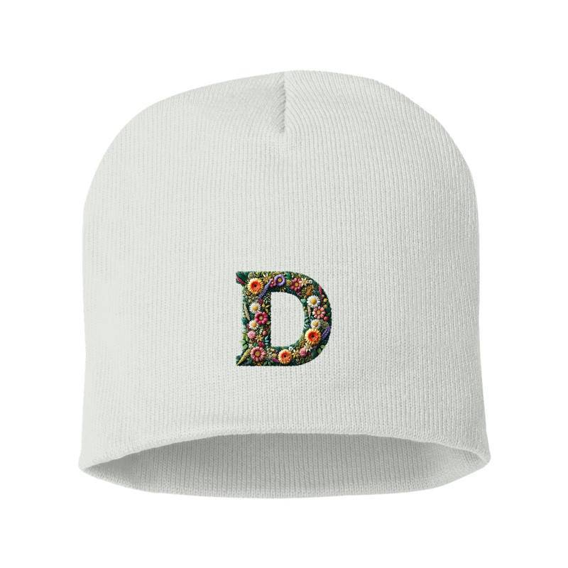 Letter D Beanie