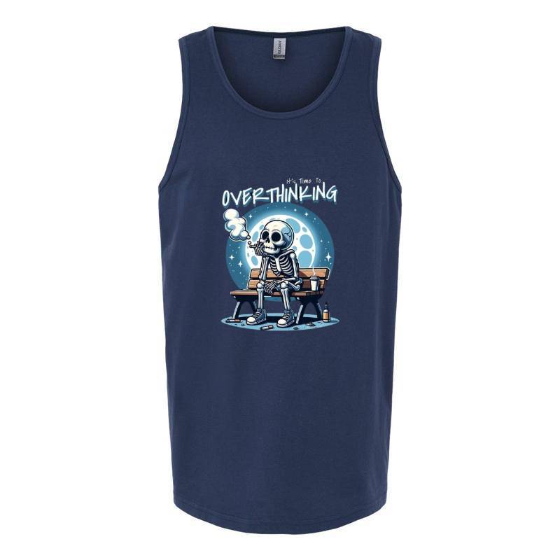 Overthink Skull Tank Top T-Shirt