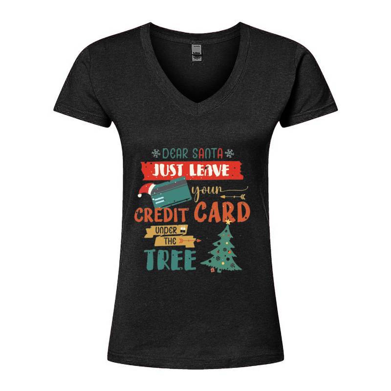 Santa V-Neck T-Shirt