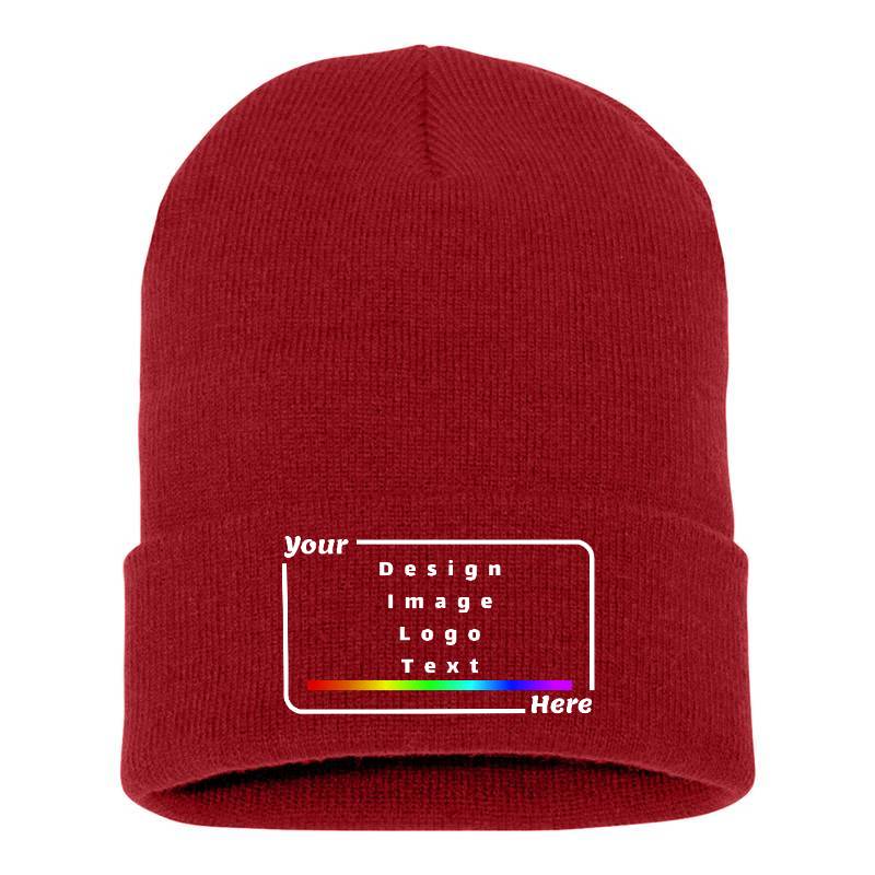 Your Design Here Multi Color Caps Beanie