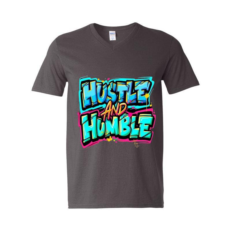 Hustle And Humble V-Neck T-Shirt