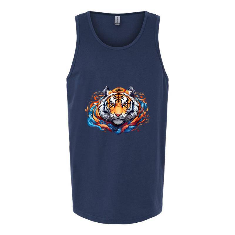 Tiger Head Tank Top T-Shirt