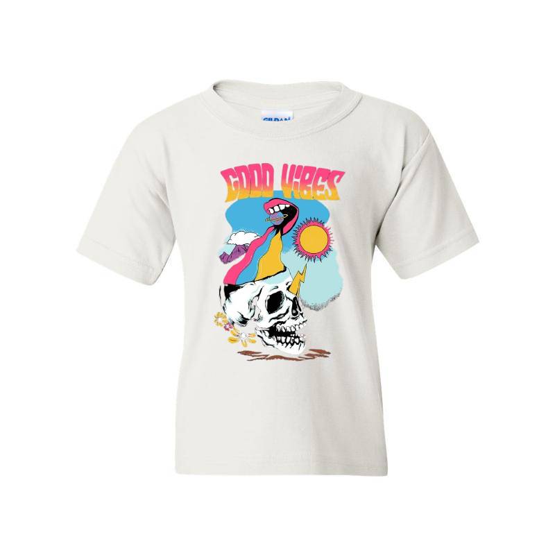 Good Vibes Skull T-Shirt