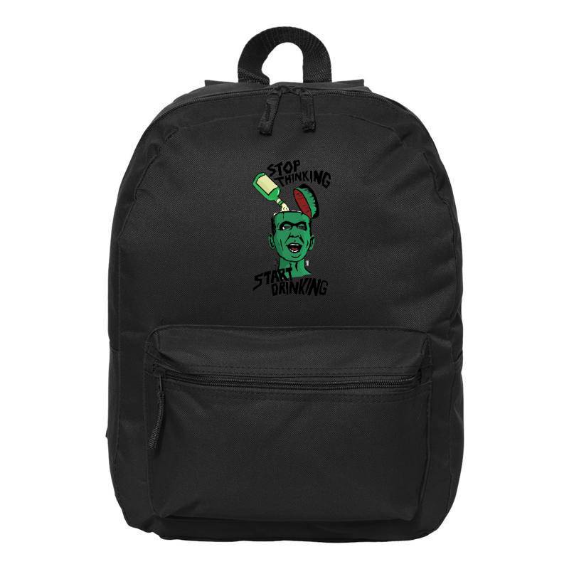 Stop Thinking Start Drinking Backpack