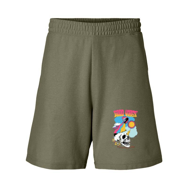 Good Vibes Skull Short