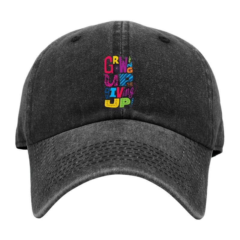 Growing Up Baseball Cap