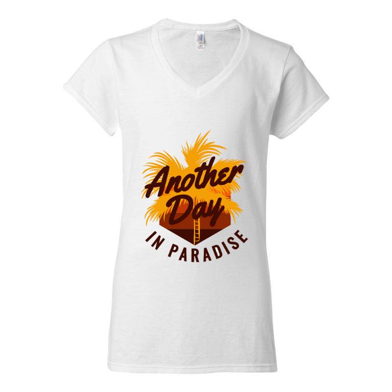 Another Day In Paradise V-Neck T-Shirt