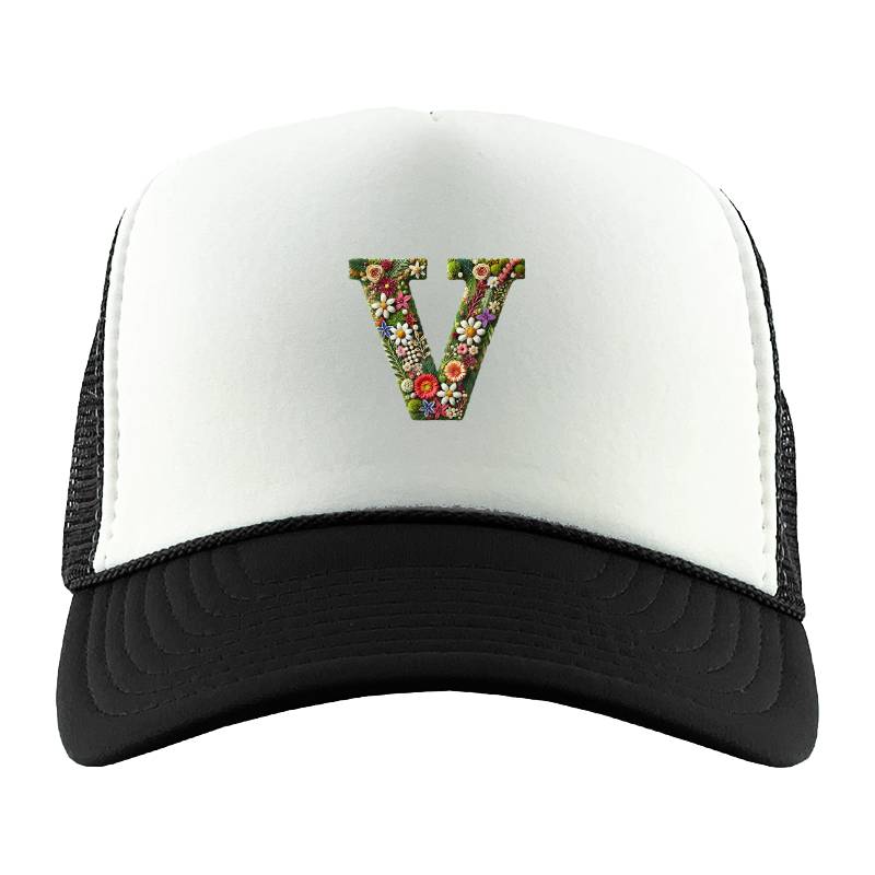 Letter V Trucker Hat