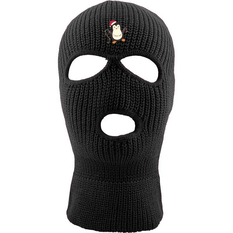Cristmas penguin Three hole mask