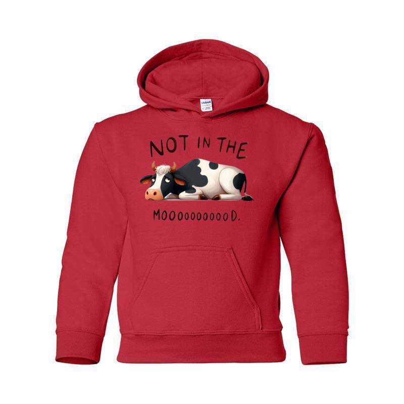 Moody Cow Hooded Sweatshirt