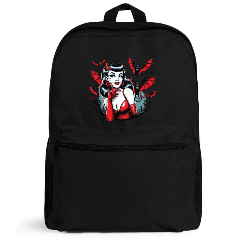 Devil Bats Ladies Fitted Backpack