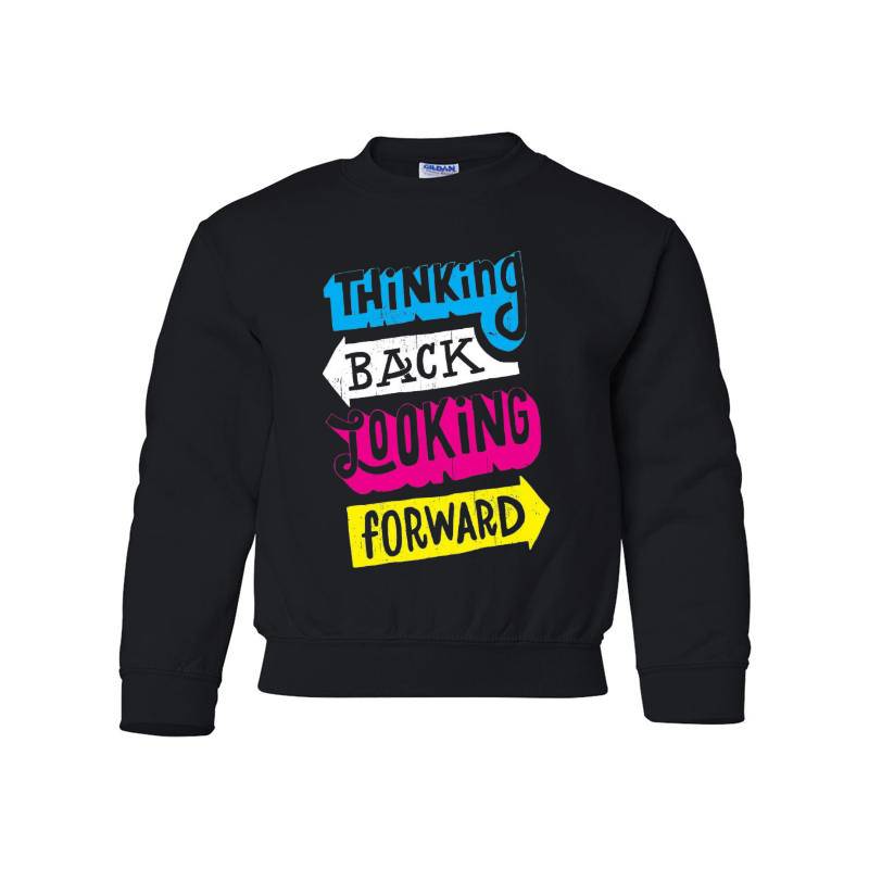 Thinking Back Looking Forward Youth Crewneck Sweatshirt 