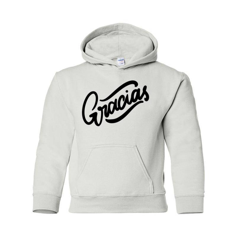 Gracias Black Hooded Sweatshirt