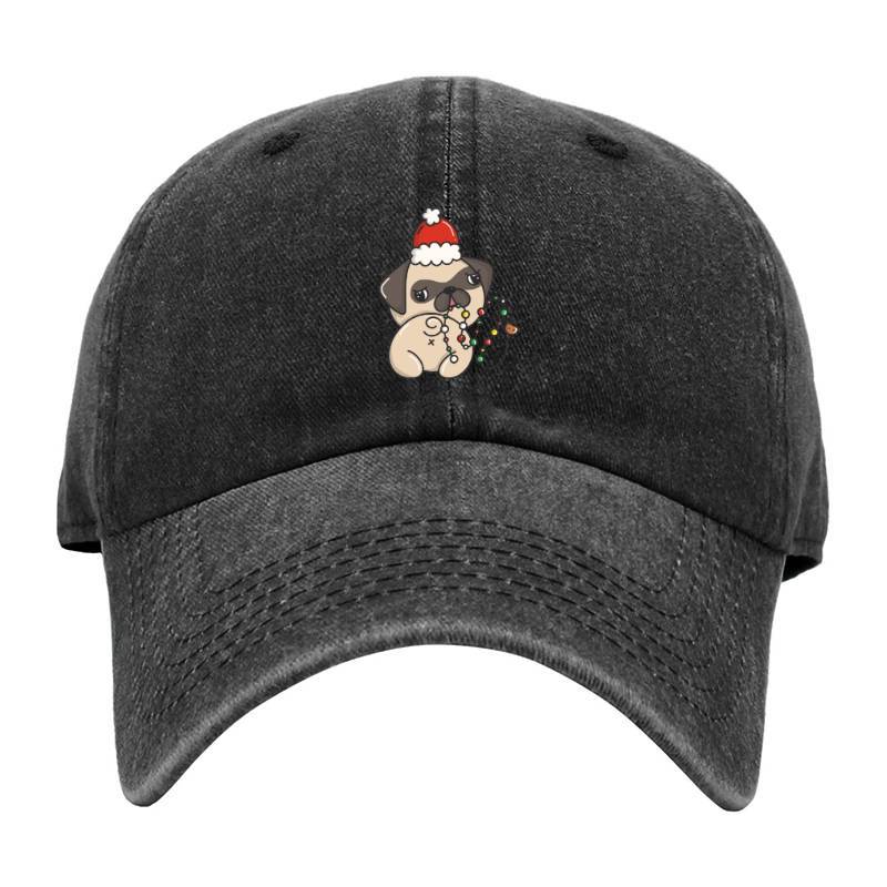 Cristmas dog Baseball Cap