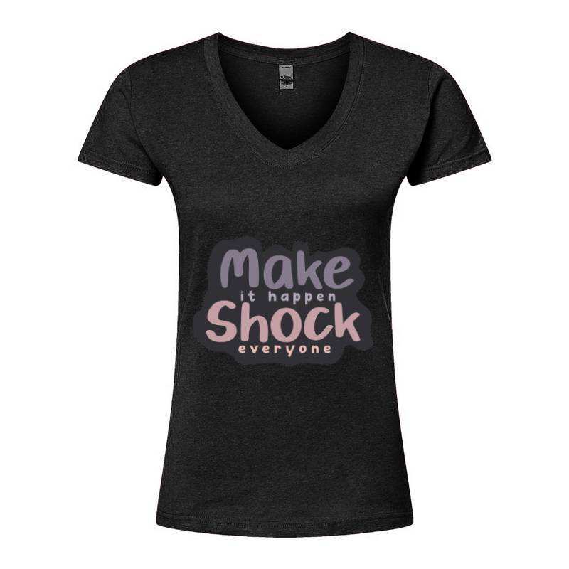 Make it V-Neck T-Shirt