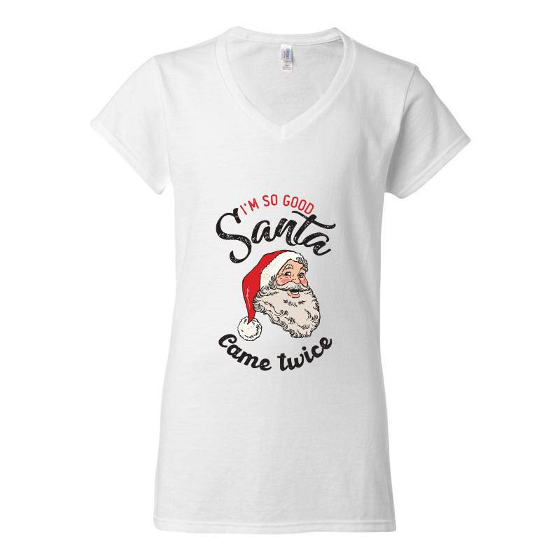 Cristmas Santa V-Neck T-Shirt