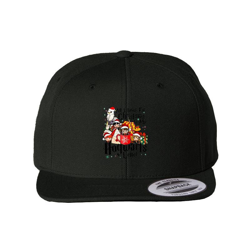 Christmas Hogwarts Snapback Cap