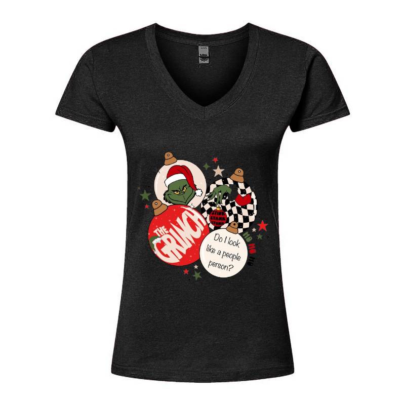 Cristmas Santa V-Neck T-Shirt