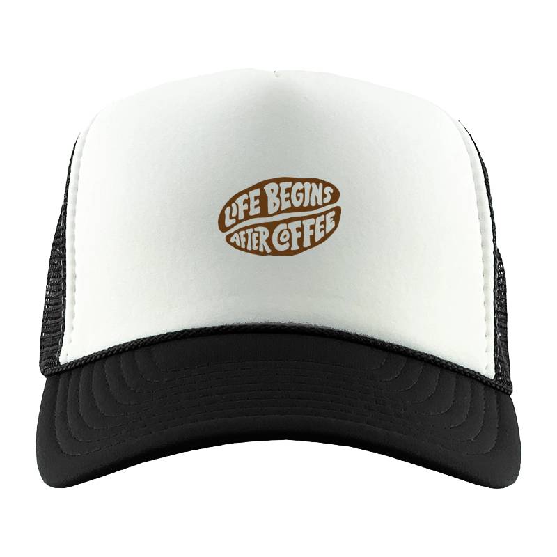 Life Begins After Coffee Trucker Hat