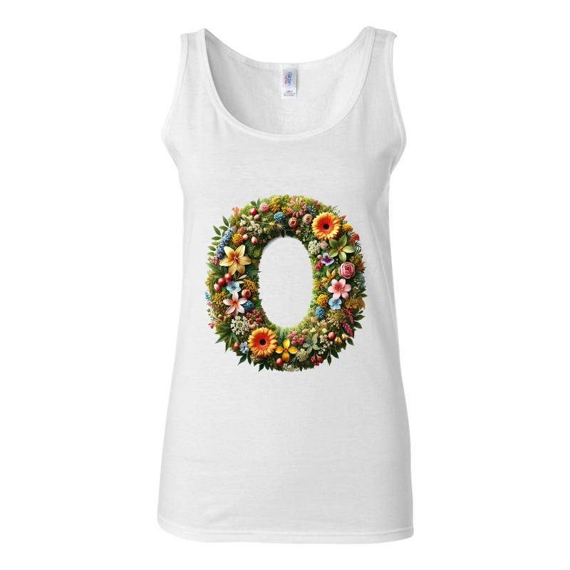 Letter O Tank Top T-Shirt