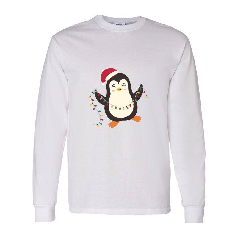 Cristmas penguin Long Sleeve Shirt