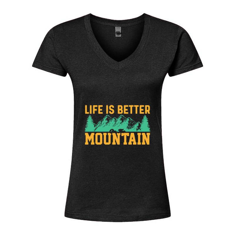 Mountain V-Neck T-Shirt