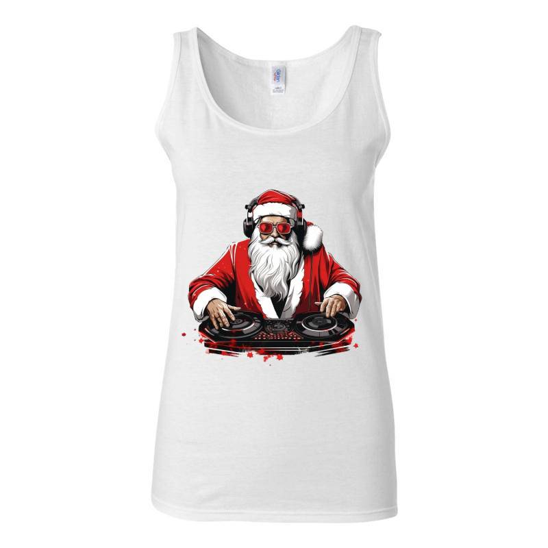 Dj Santa Tank Top T-Shirt
